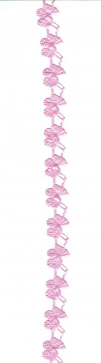 Billede: rosa barnevognsbånd, ca. 1 meter